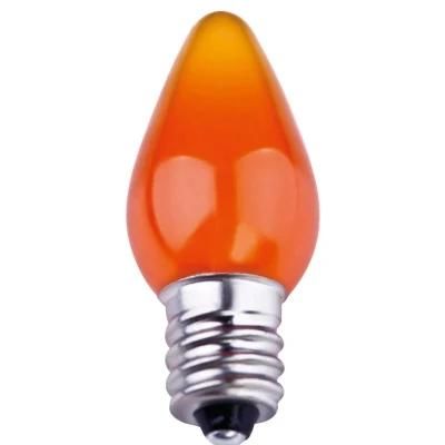 110V Colorful C7 Smooth LED Strawberry Christmas Decorative Light Bulbs