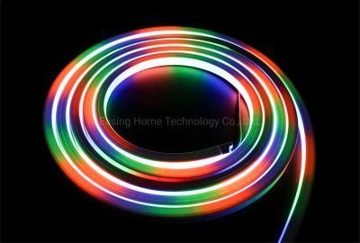 Ne1515 Side View Food-Grade High Quality Silicone Pixel RGB Neon Flex Light