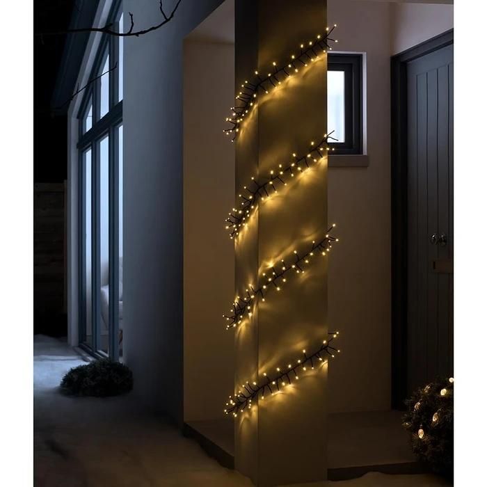 Multi Function LED Low Voltage Connectable Cluster Light String Christmas Lights