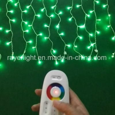Remote Controlled Color Changing RGB LED Festival Decoration Christmas LED Curtain Lights