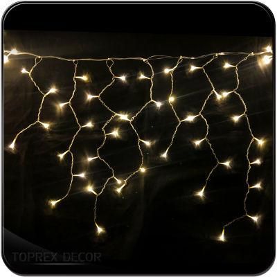 China Supplier Quality Wholesale Copper Wire LED Icicle Twinkle Light Backdrop with CE&RoHS