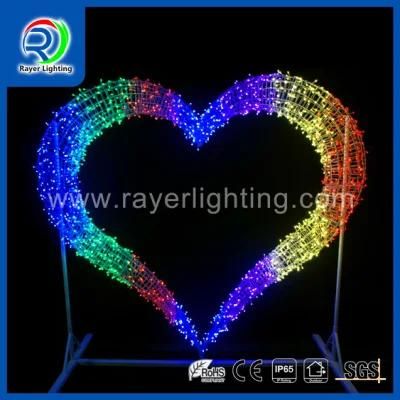 Wedding Decoration Gardon Decoration Big Heart LED Motif Light