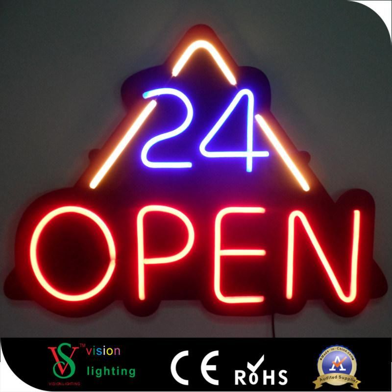 LED Neon Billboard of Open for Shop Decoration