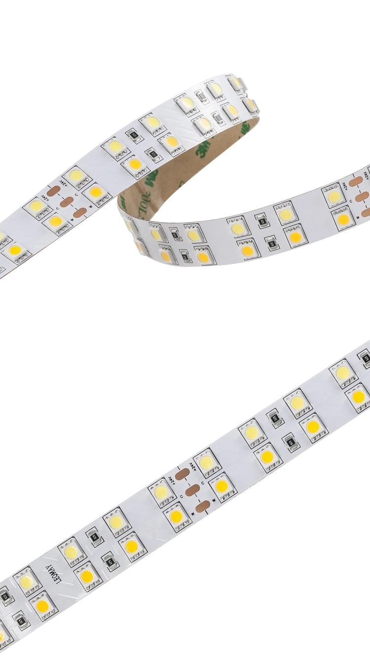 SMD5050 120LEDs per meter Double Color LED Strip Waterproof