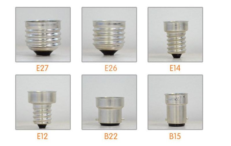 LED Lamp E14 P45 Top Coated Silver