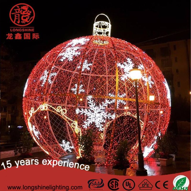 LED 3D Xmas Christmas Ball Light Decoration for Outdoor