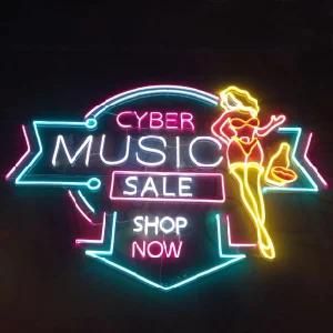 Professional Manufacture Cheap Name Custom Plastic Acrylic Logo LED Neon Sign