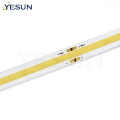 24VDC CRI90 COB LED Strips Light 528LEDs/M 3000K 4000K 6500K White 5mm COB LED Strip