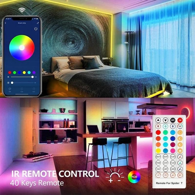 20m Smart WiFi LED Light Strips APP Controlled Compatible with Alexa (SL-S20)