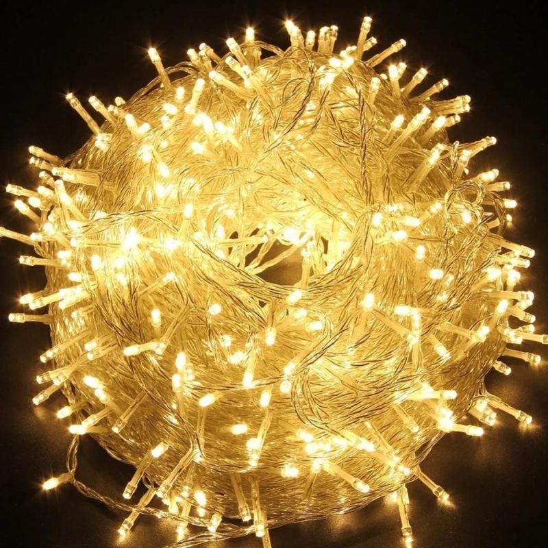 Outdoor Waterproof 10m String 100 LED Double Modes Christmas Halloween Solar Garden LED String Lights for Holiday Decoration