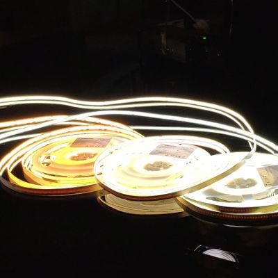 High Density DC24V Linear Lighting COB LED Strip for Decorative Lighting