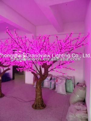 3m High Simulation Outdoor LED Cherry Tree