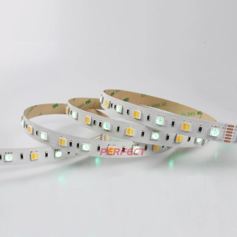 5050 RGB+5050 CCT 60LEDs 12mm 3oz PCB LED Strip Light