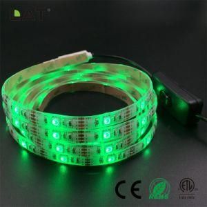 DC5V IP20 IP65 3m LED 5050 Green 30 60 120LEDs Strip Tape Back Light USB for TV Computer Ce ETL UL