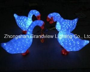 LED Decoration Christmas Lights Acrylic Goose for Garden