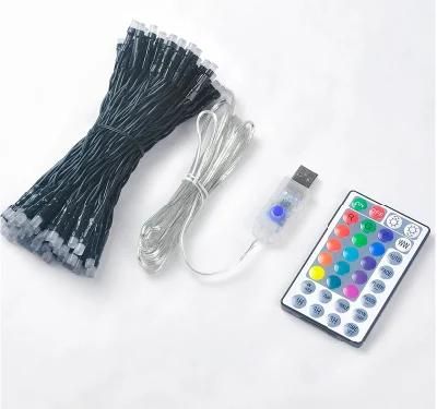 RGB Remote Control Color-Changing Waterproof USB Interface String Light