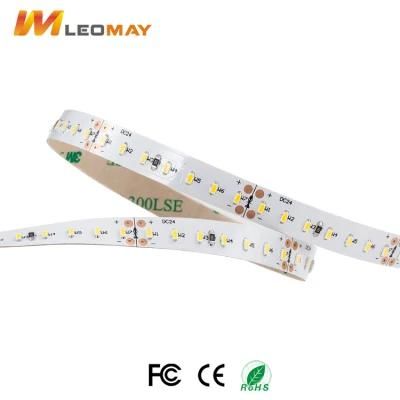 LED strip light SMD3014 140 leds/m 24V 10MM 14w/m (7leds/cut) Flexible LED strips