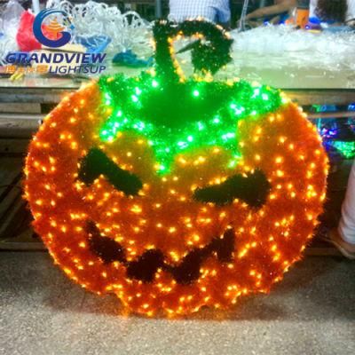 New Design 2D LED Pumkin Halloween Decoration Light