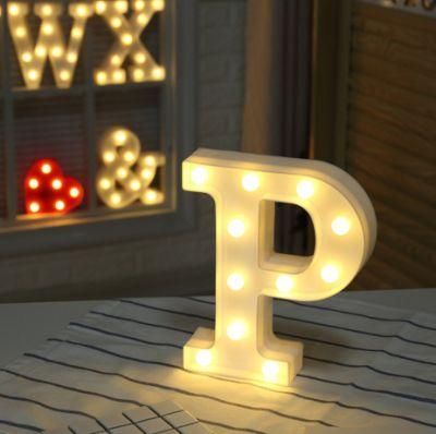 High Quality LED Large Bulb Letter Marquee Numbers Wedding Decoration Light up Letter