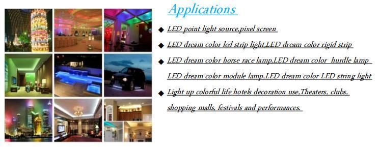 Programable 5050 RGB Built-in IC Breakthrough LED Single Pixel Control Dream Flexible Strip Light
