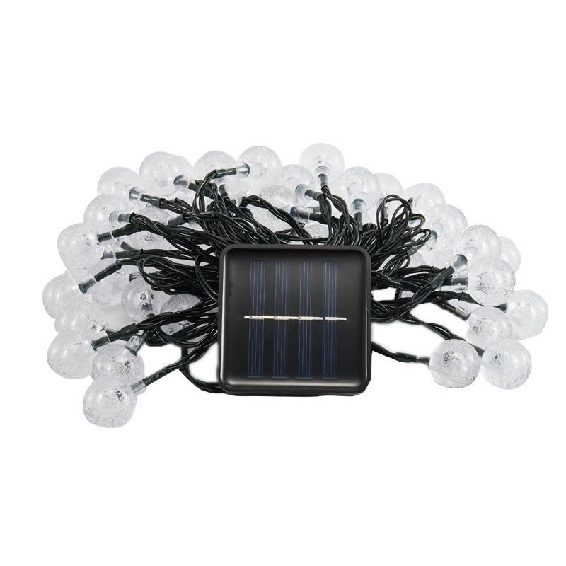 20/50LEDs Crystal Ball Solar LED Outdoor Garden Christmas Decoration Waterproof String Light