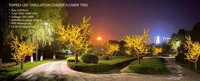 Decor Event IP65 Waterproof Artificial Landscaping LED Blossom Tree