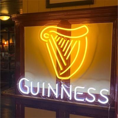 Wall Mounted Custom Neon Sign Letters Guinness LED Neon Sign Light LED Neon