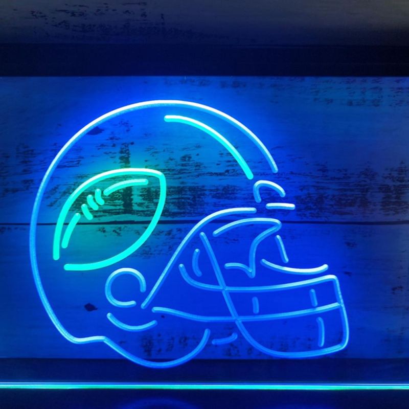 Hot Sale Easy Use LED Neon American Football Sport Man Cave Dual Color Custom Neon Signn Sign