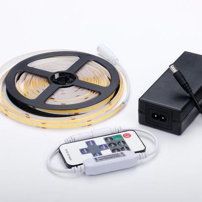 Ledhome DIY Home Decoration DC24V 12V Ra 90 Remote Control COB LED Strip 5m