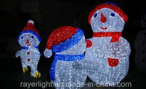 Christmas Ornaments LED Snowman Light Garden Christmas Lights