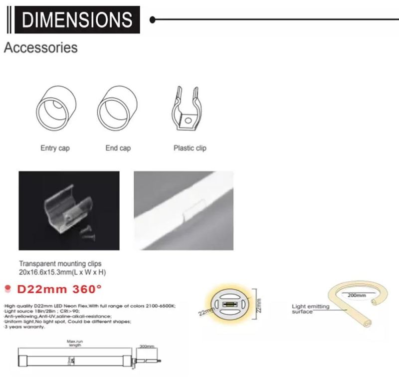 Newest RGBW Neon LED Tube Light 360 Degree