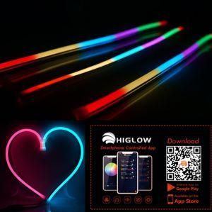 1PCS 20inch APP Controlled LED Even Glow Strips Lights for Boat RV Car Truck Marine Bus Decoration