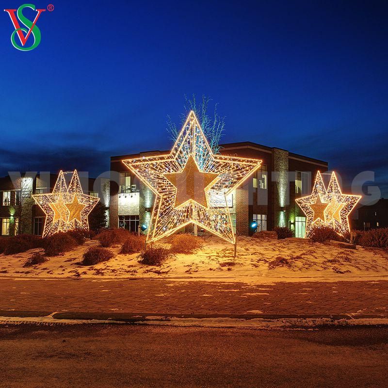 Christmas Shopping Mall Decorative LED Star Lights