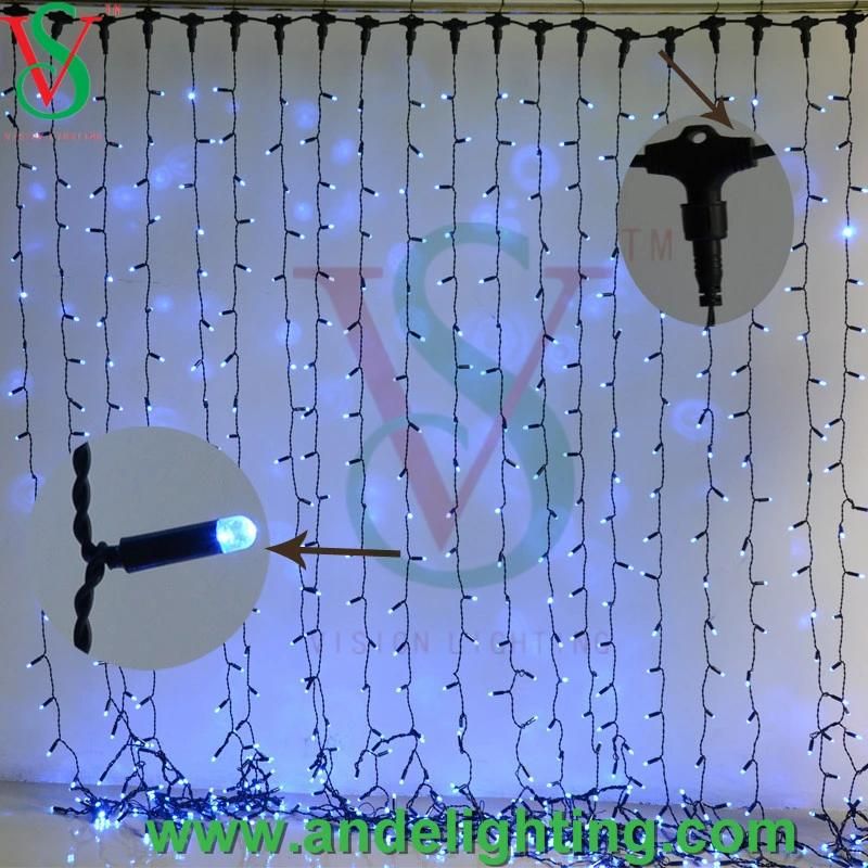 Waterproof Outdoor 2*2m LED Curtain Light for Wedding/Party Decoration