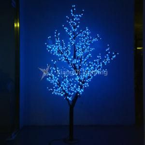 Artificial Cherry Blossom Tree Light Blue Waterproof Ce RoHS