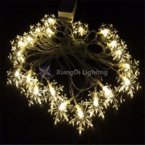 LED Snowflake String Outdoor Decoration Colorful Holiday Christmas Lights