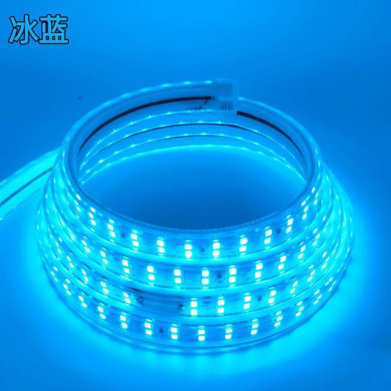 LED Strip Light 60SMD 120SMD 180SMD 2835 5730 5050 1/2/3line 8mm 10mm 12mm 220-240V IP65 Flexible Outdoor Rope Light