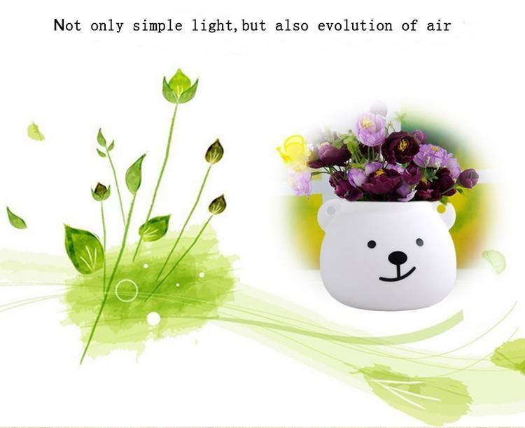 3D Night Light Colors Changeable Bear Shape Baby Choice Mini Size LED Kid′ S Toys Silicone Bedside Lamp for Children Baby