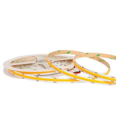 Premium Warm White 8mm DC Connector 12V 24V COB LED Light Strips Fcob Flexible COB Strip Light