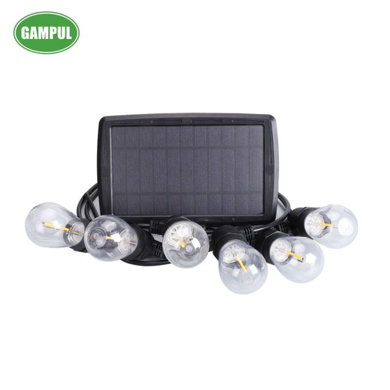 LED Outdoor Solar 30 FT. 16 Socket Powered String Lighting Decoration Light