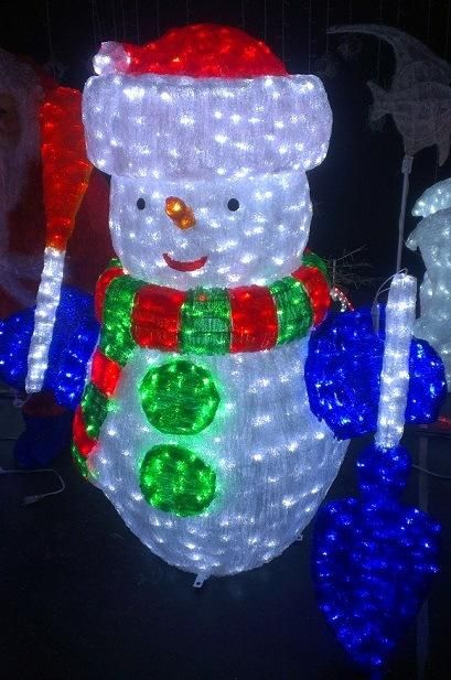 Christmas Light Snowman Shape with LED (BW-SC-073) , High Quality and High Class Holiday Lights, Christmas Lights as Shopping Mall Decoration, Plaza Deco