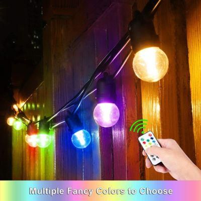 Bluetooth Dimmable Commercial Patio Cafe Backyard Garden Lights Outdoor Patio Lights String