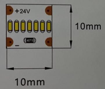 Manufactor Direct Sell SMD LED Strip Light 2210 700LEDs/M DC24V for Home/Office/Building