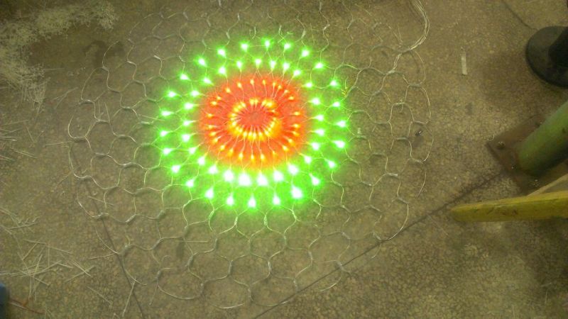 220V 110V Outdoor Holiday Decoration Color Changing Waving LED String Fishing Net Light