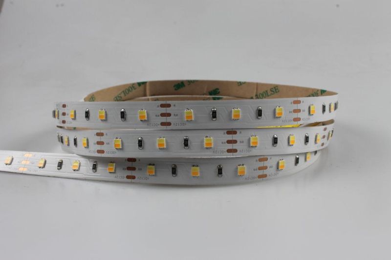 Free Sample Super Bright SMD2835 CCT LED Flex Strip Light