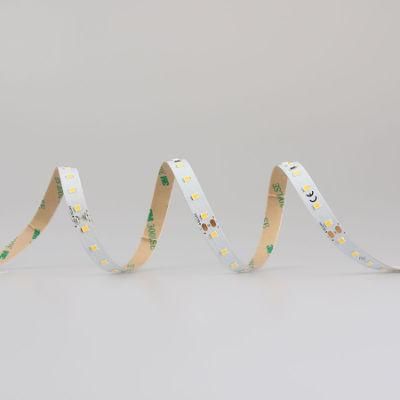 ERP Standard 90LEDs 4.8W 210lm 2700-6500K RoHS CE UL 24V High Brightness SMD2835 10mm LED Strip with IP65 Waterproof Flexible LED Strip