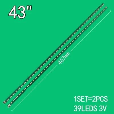 39LED 43inch TV LED Backlight Strips 6916L-2246A 6916L-2247A 43&prime;&prime; V15 Art3 FHD Rev1.1 R-Type L-Type