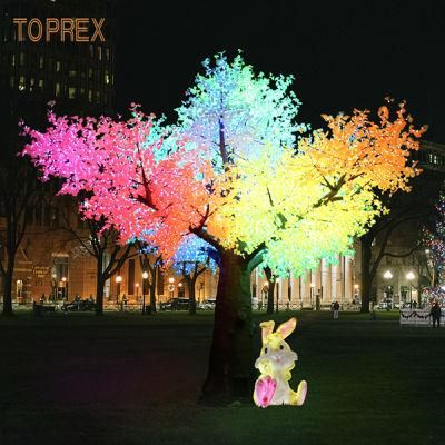 Party Decoration Gift Artificial LED Cherry Blossom Tree Light
