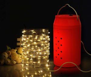 Christmas Decoration LED String Light Powered by Saline Water
