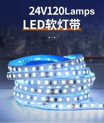 LED Strip Light 24V LED Light Strip 12V &#160; LED Lamp Belt LED Lamp Strip for Indoor Lightingwhite Color Beam Angle 120 Degree